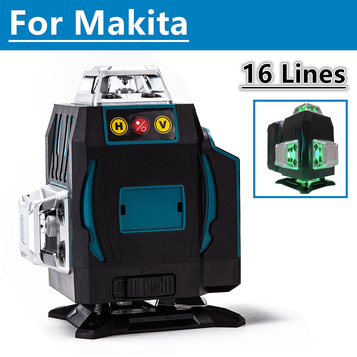 Power Tools That Are Green - Poziomica laserowa 4D 16 linii do