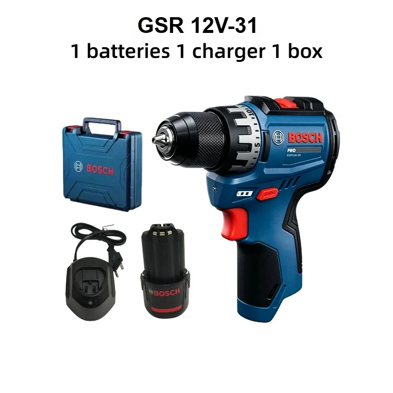 Power Tools For Woodworking - Wiertarko-wkrętarka akumulatorowa Bosch Professional GSR 12V-31,
