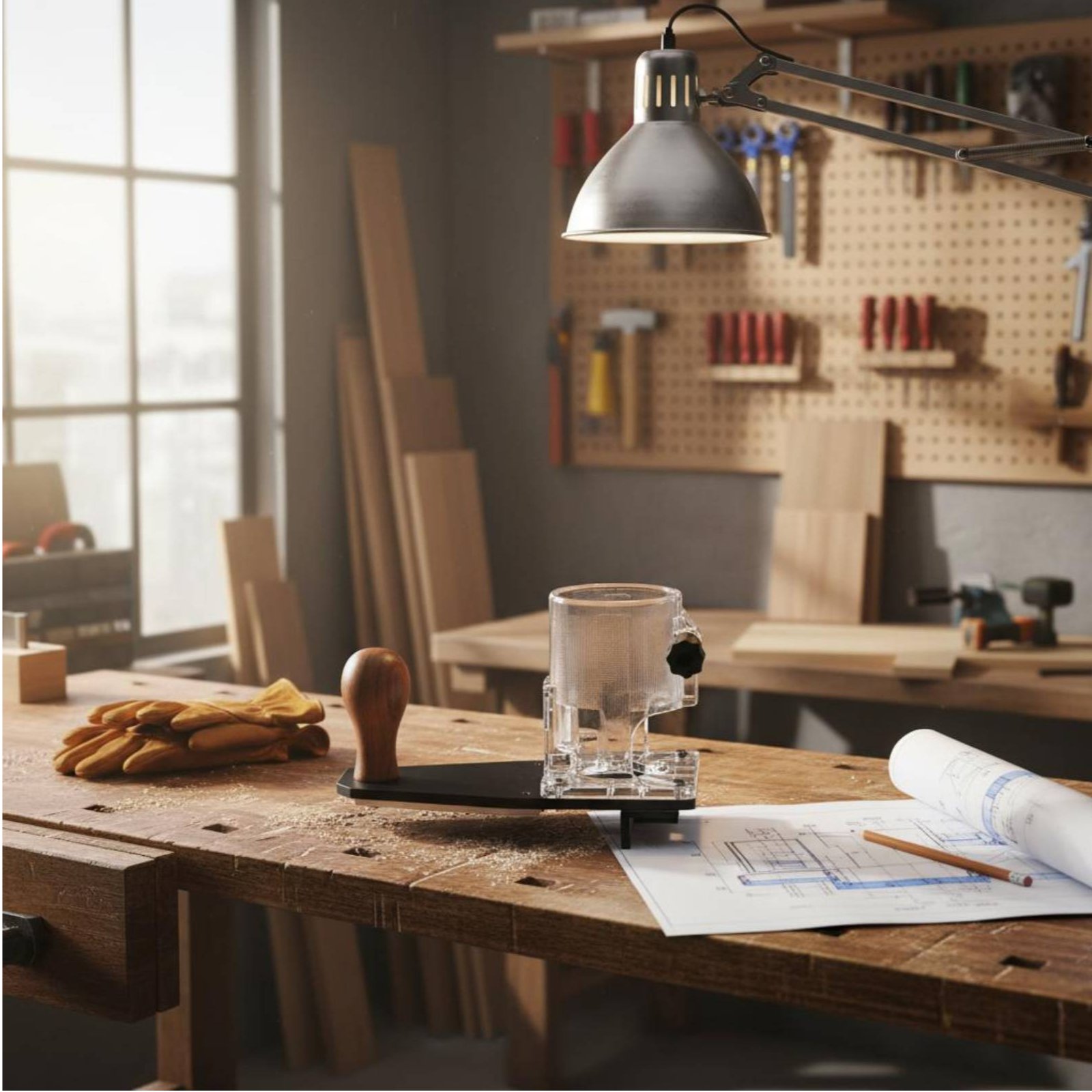Power Tools For Woodworking - Podstawa frezarki do obróbki krawędzi, trwała
