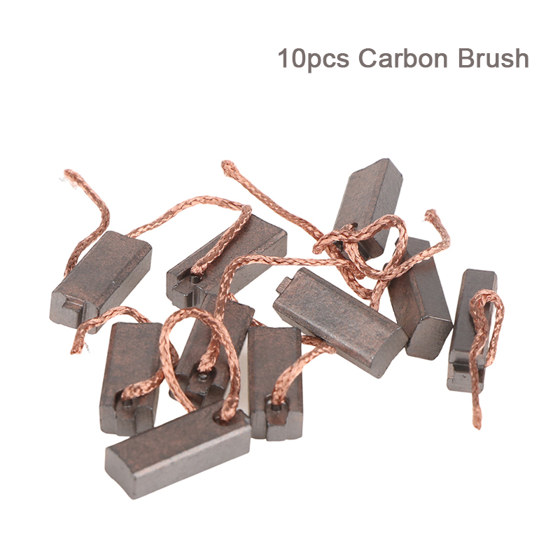 Power Tools Carbon Brush - Nowe 10 szt. szczotek węglowych do