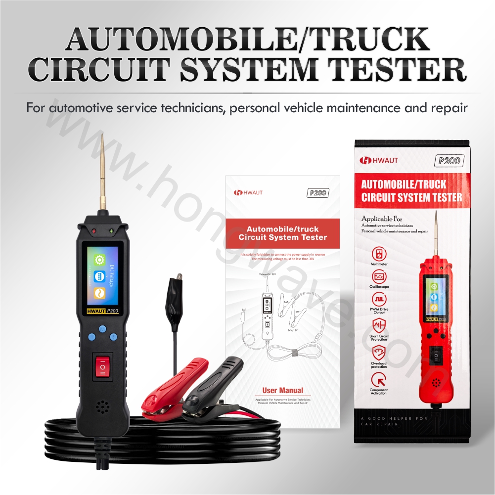 Power Tools English - HWAUT P200 Inteligentny Tester Obwodów Samochodowych