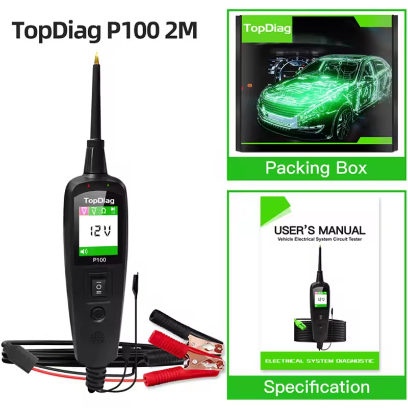 Dla TopDiag P100 2M Tester obw – Power Tools English recenzja i cena