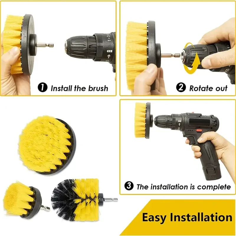 Zestaw szczotek do wiertarki 3 – Power Tools Tool Box recenzja i cena